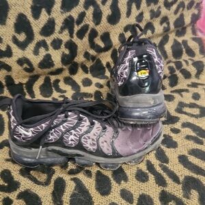 Nike Air VaporMax Plus Black and White Sneakers